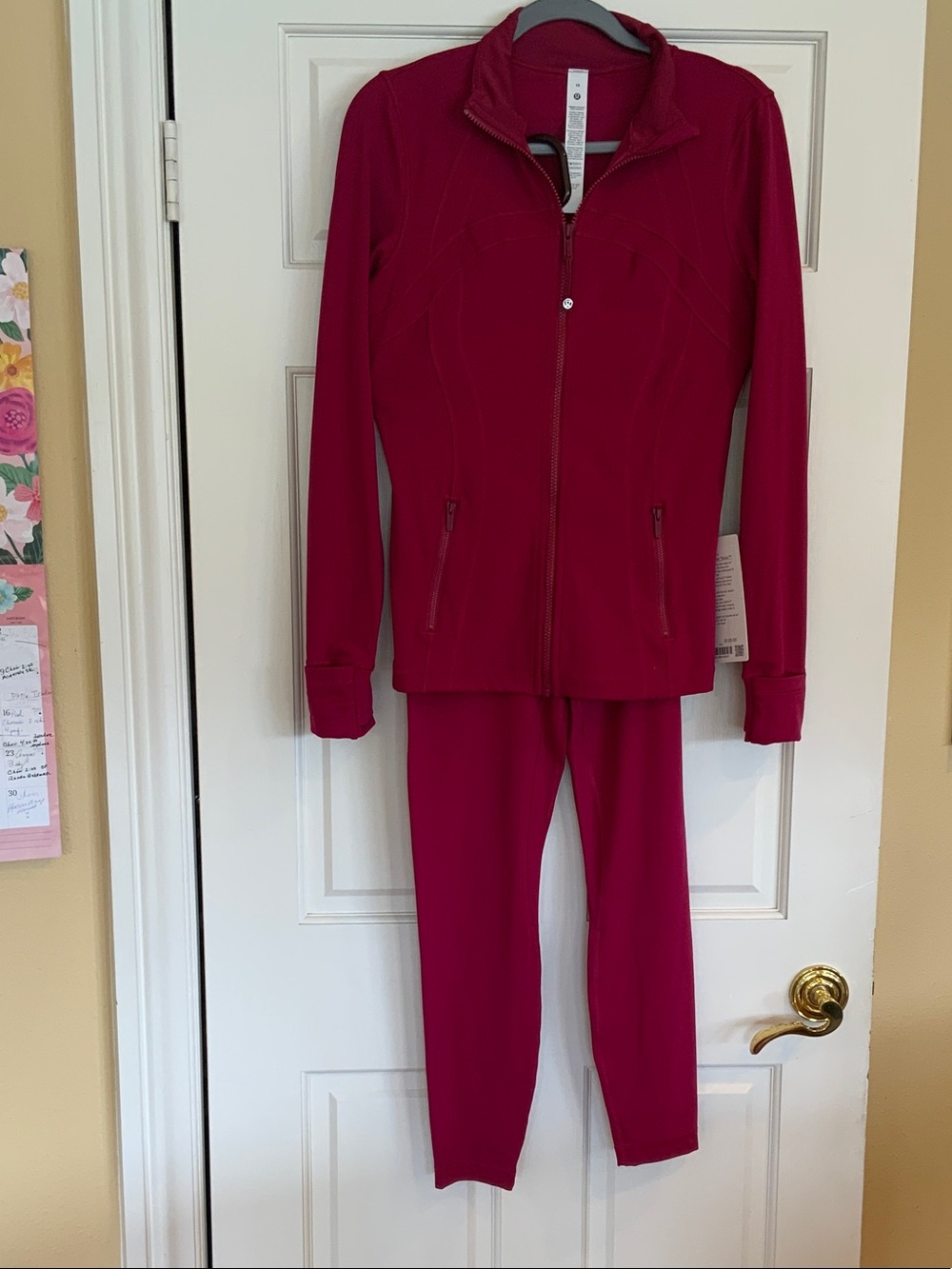 Lululemon Define Nulu jacket (size 10) and  Align HR Pant - 24” inseam (size 6)